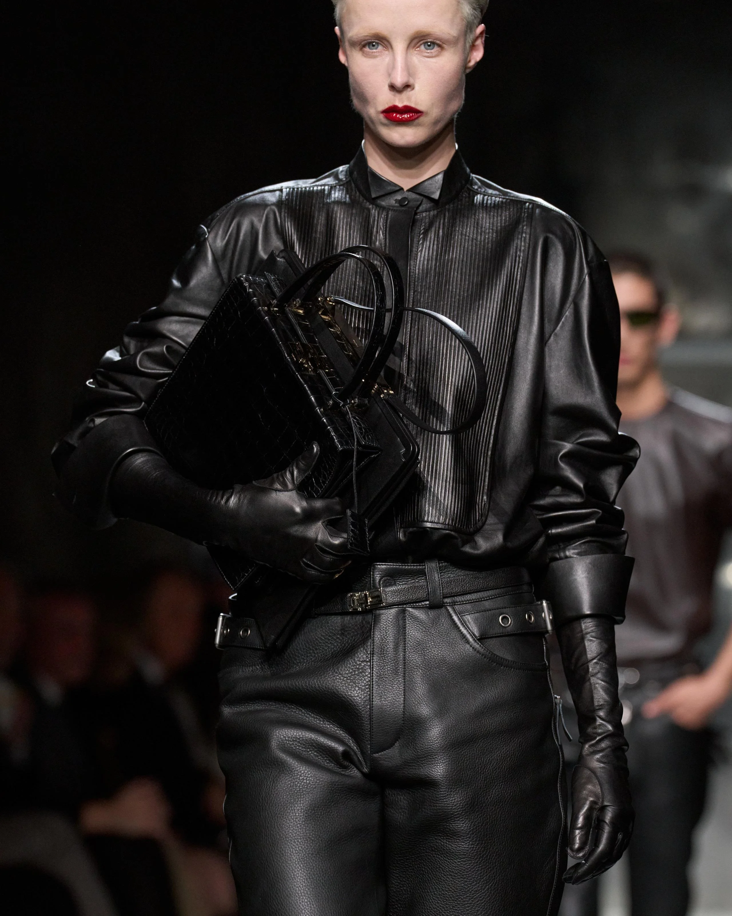 SOFT NAPPA LEATHER OPERA GLOVES - 1