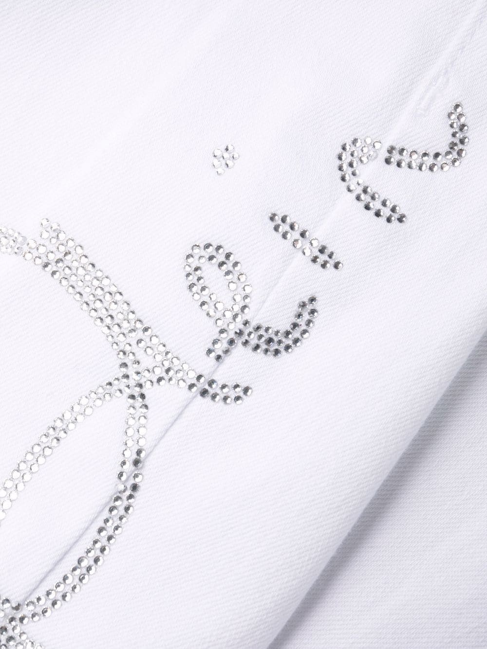 logo-print leg jeggings - 7