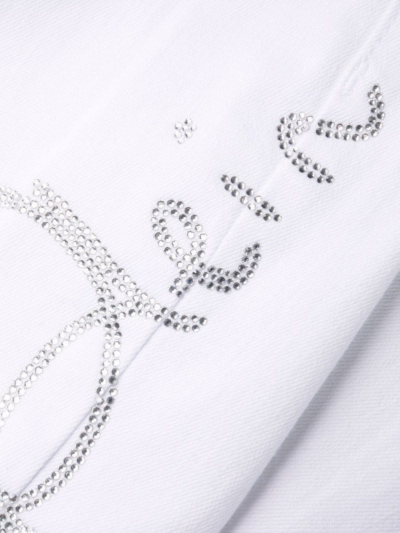 logo-print leg jeggings 7