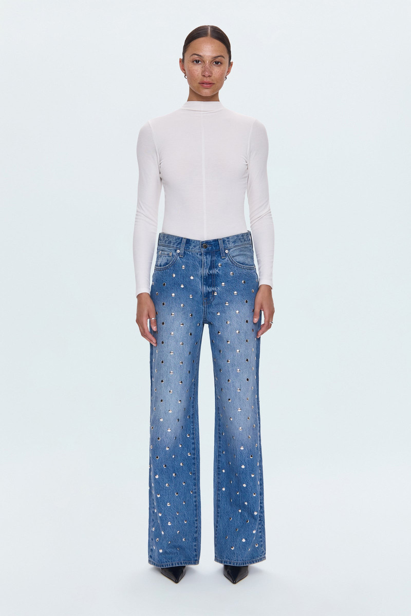 HENDRIX HIGH RISE BAGGY JEAN- CHARMED 1