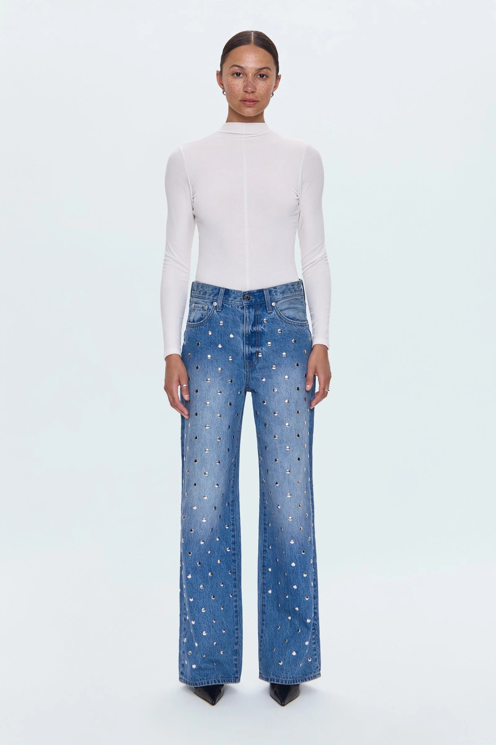 HENDRIX HIGH RISE BAGGY JEAN- CHARMED - 1