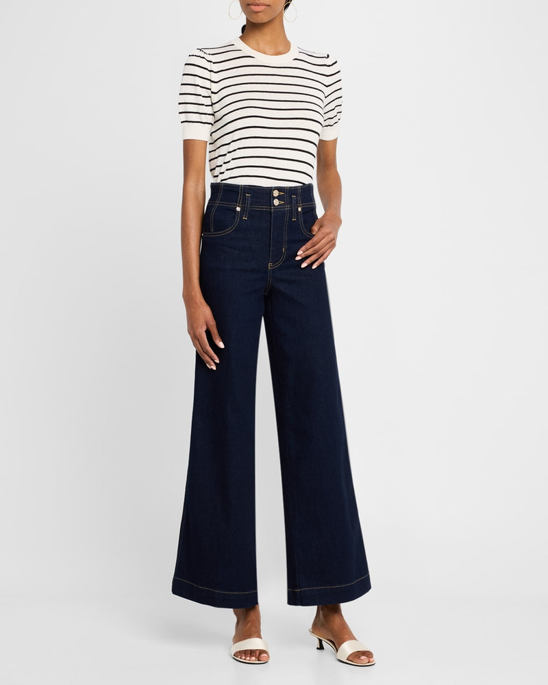FRAME The Seamed Wide Trouser Jeans outlook