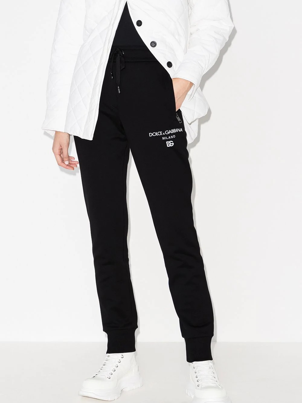 logo track trousers - 2