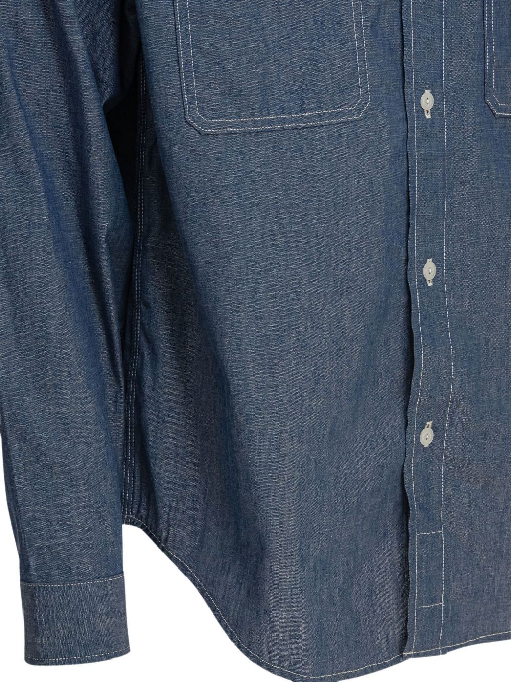 double-pocket cotton shirt - 5