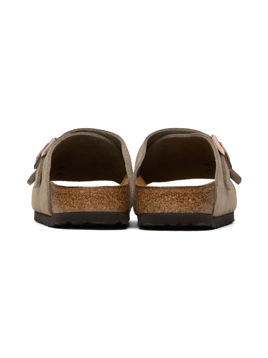 Taupe Narrow Zürich Sandals - 2