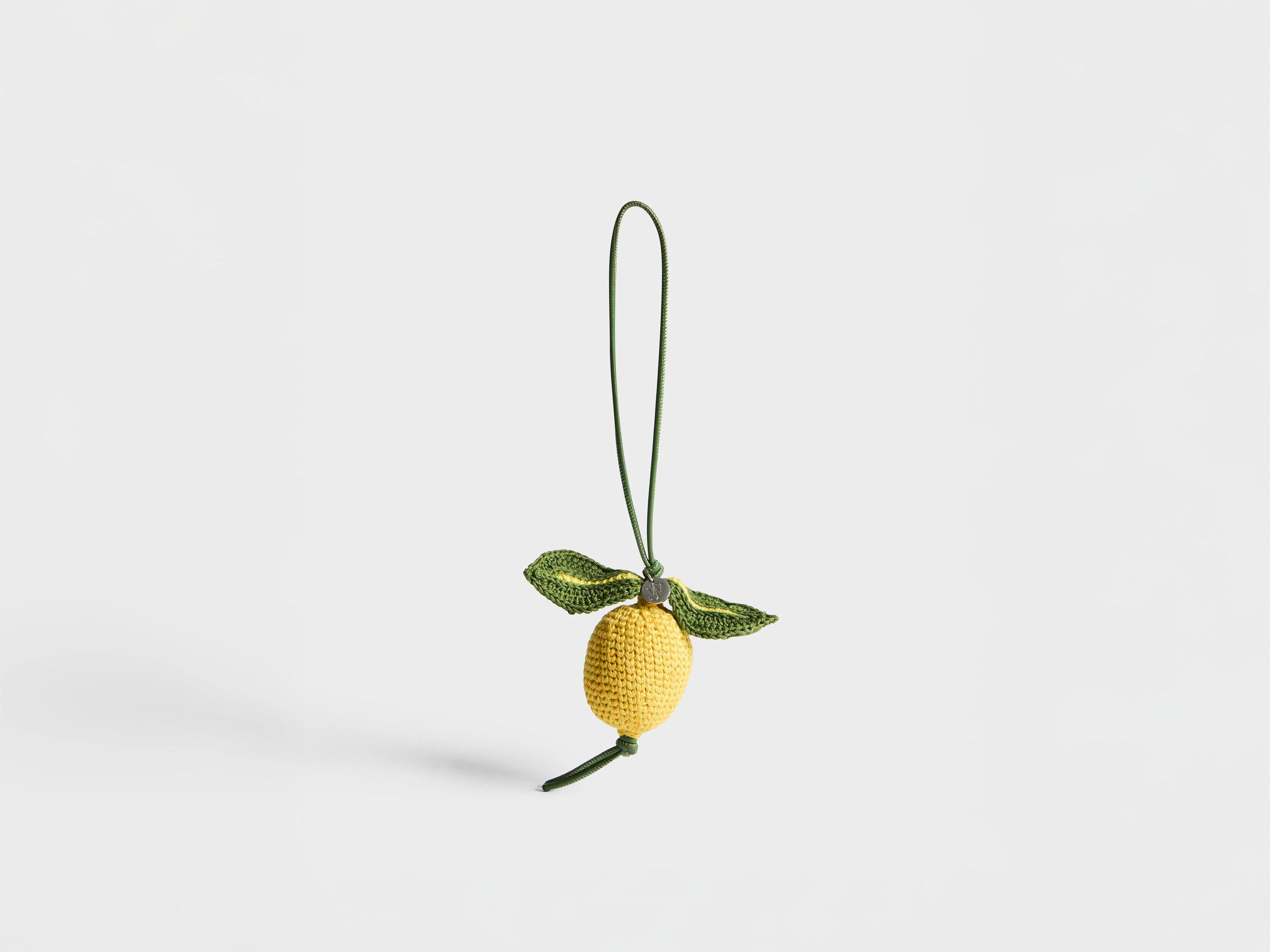 HAND-CROCHETED LEMON CHARM - 1