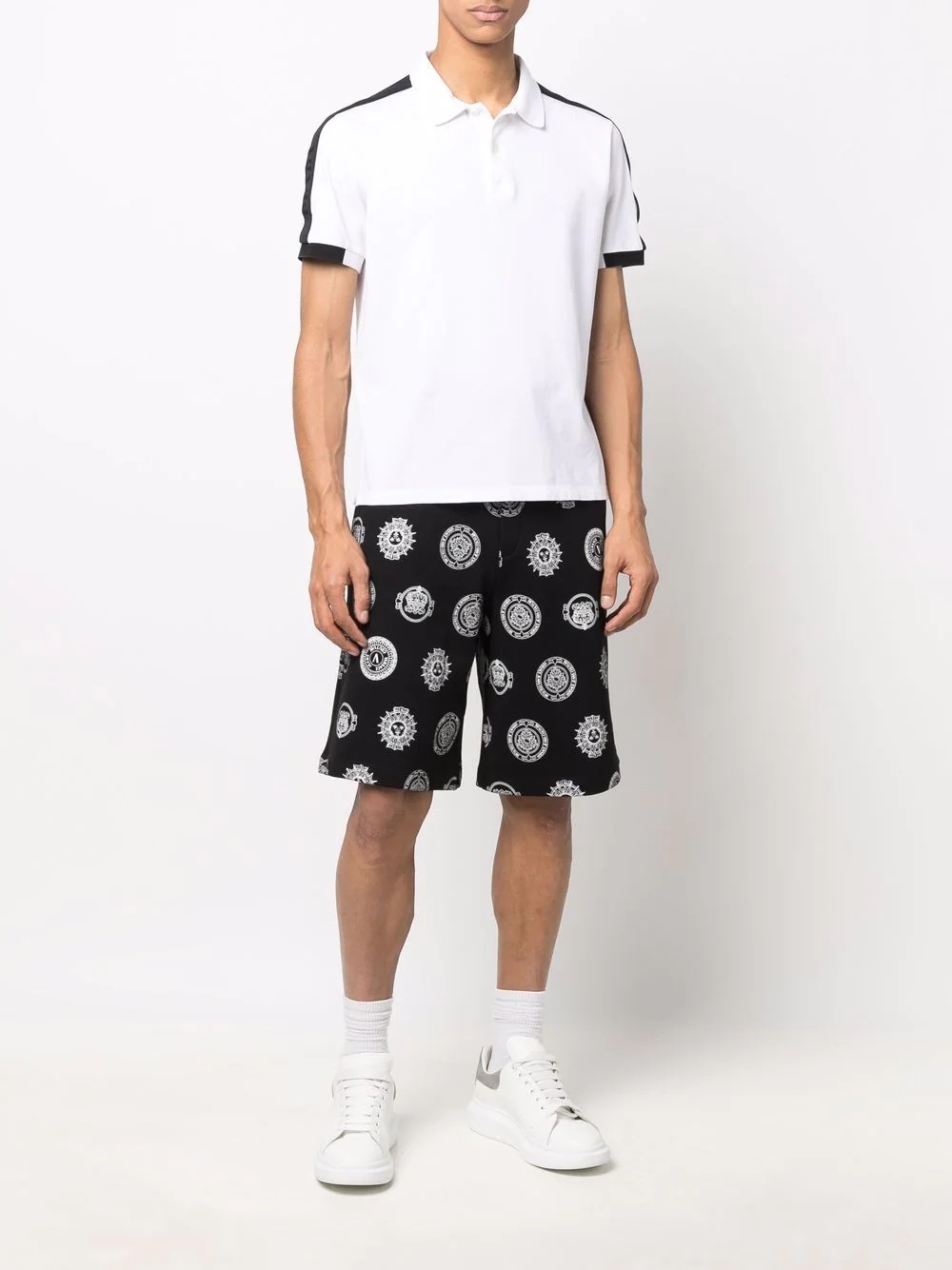 Emblem-print track shorts - 2