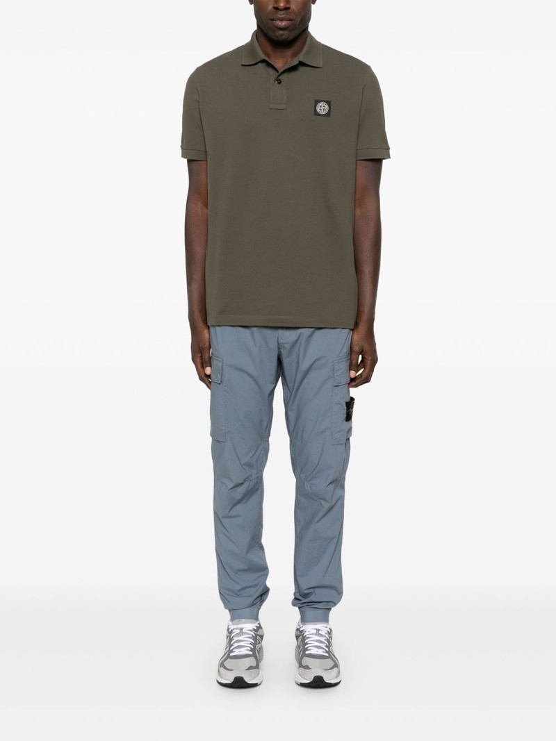 Stone Island piqué-weave polo shirt outlook