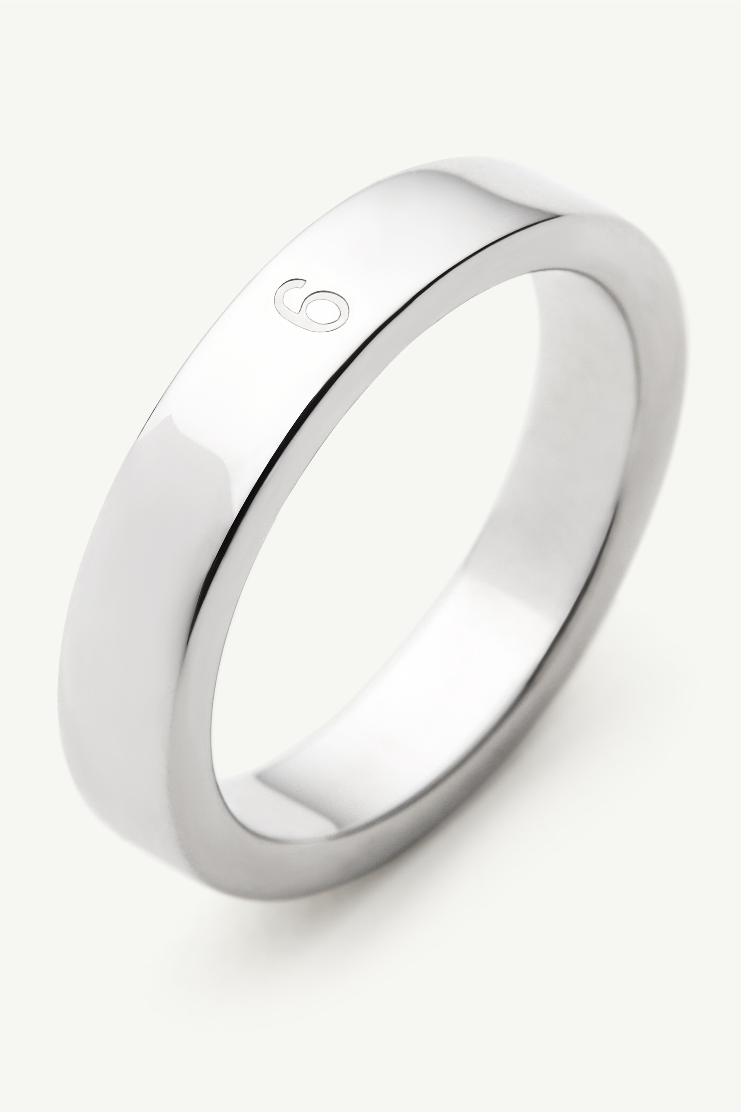 Minimal logo slim ring - 3