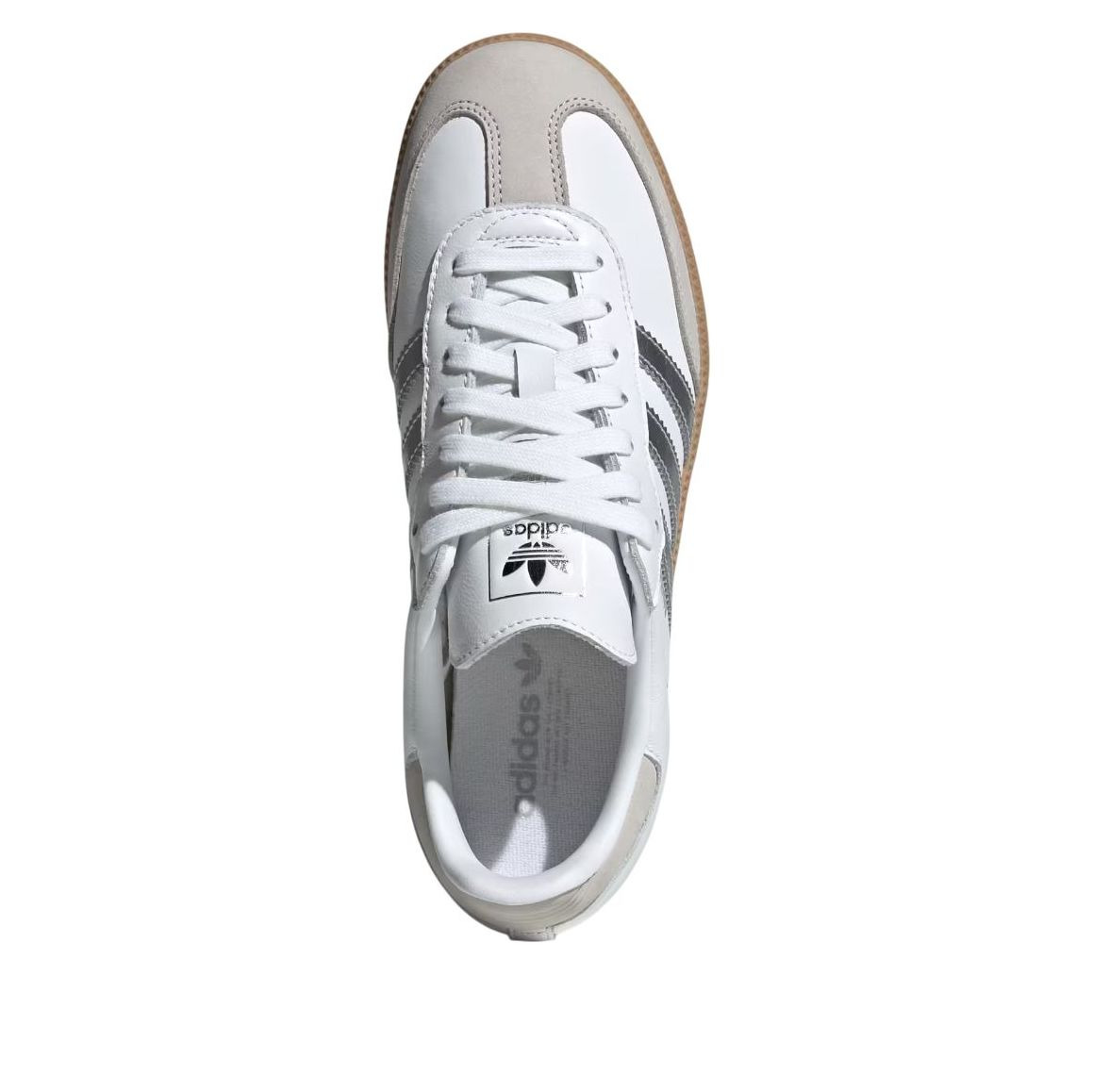 (WMNS) adidas Samba OG 'White Silver Metallic Grey' JI2725 - 5