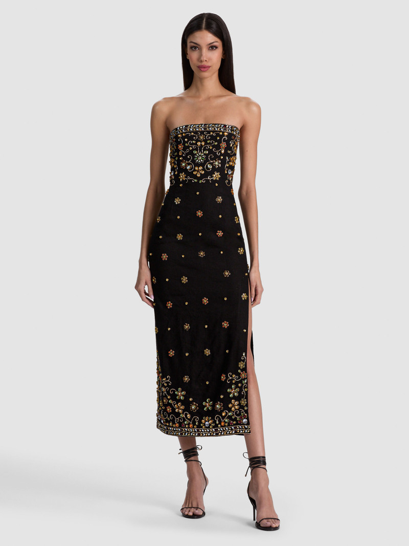 NINA EMBELLISHED MIDI DRESS 6