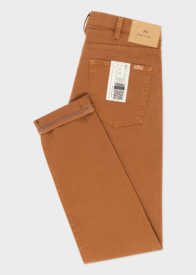 Paul Smith Tapered-Fit Garment-Dyed Jeans outlook