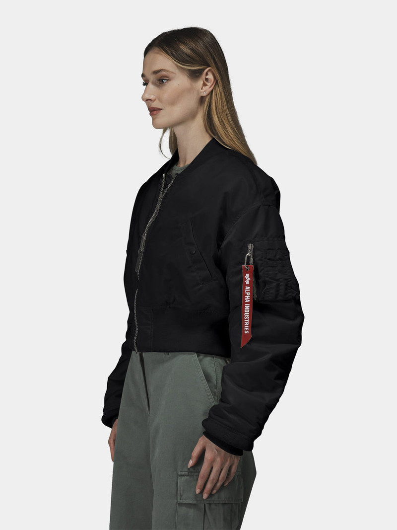 CROPPED MA-1 FLIGHT JACKET WOMENS 3