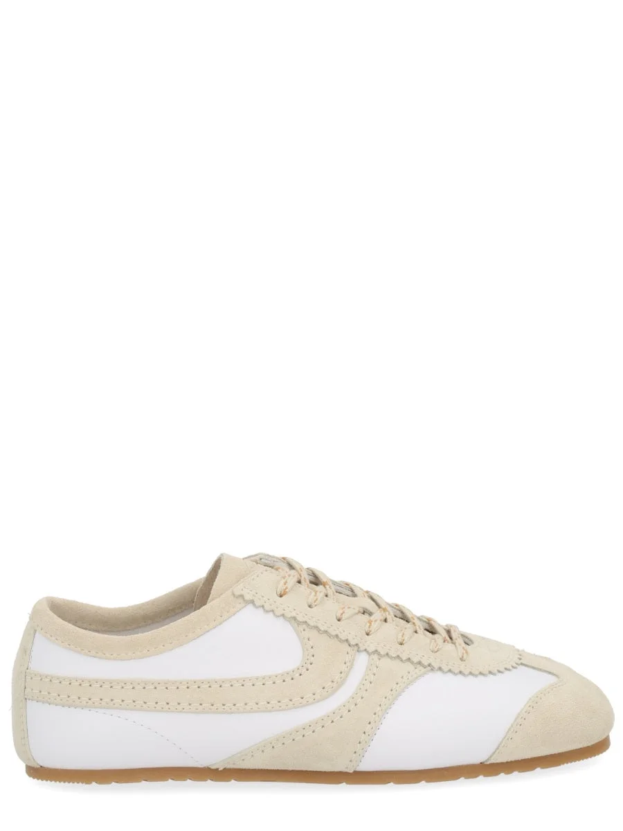 Dries Van Noten Women Suede Sneaker - 1