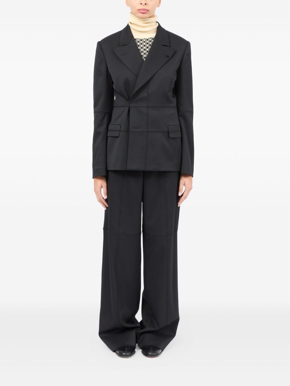peak-lapels blazer - 2