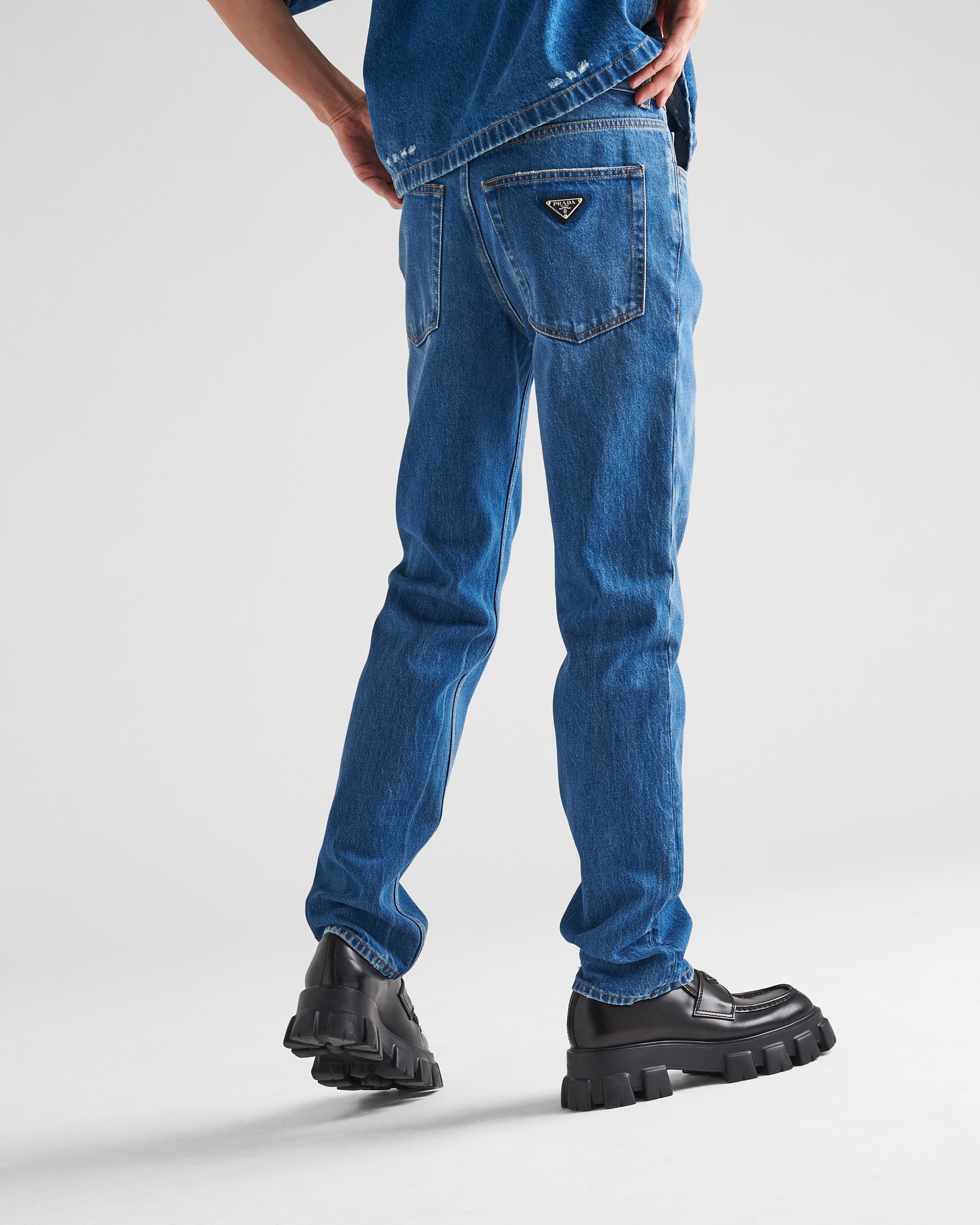 Five-pocket denim trousers - 3