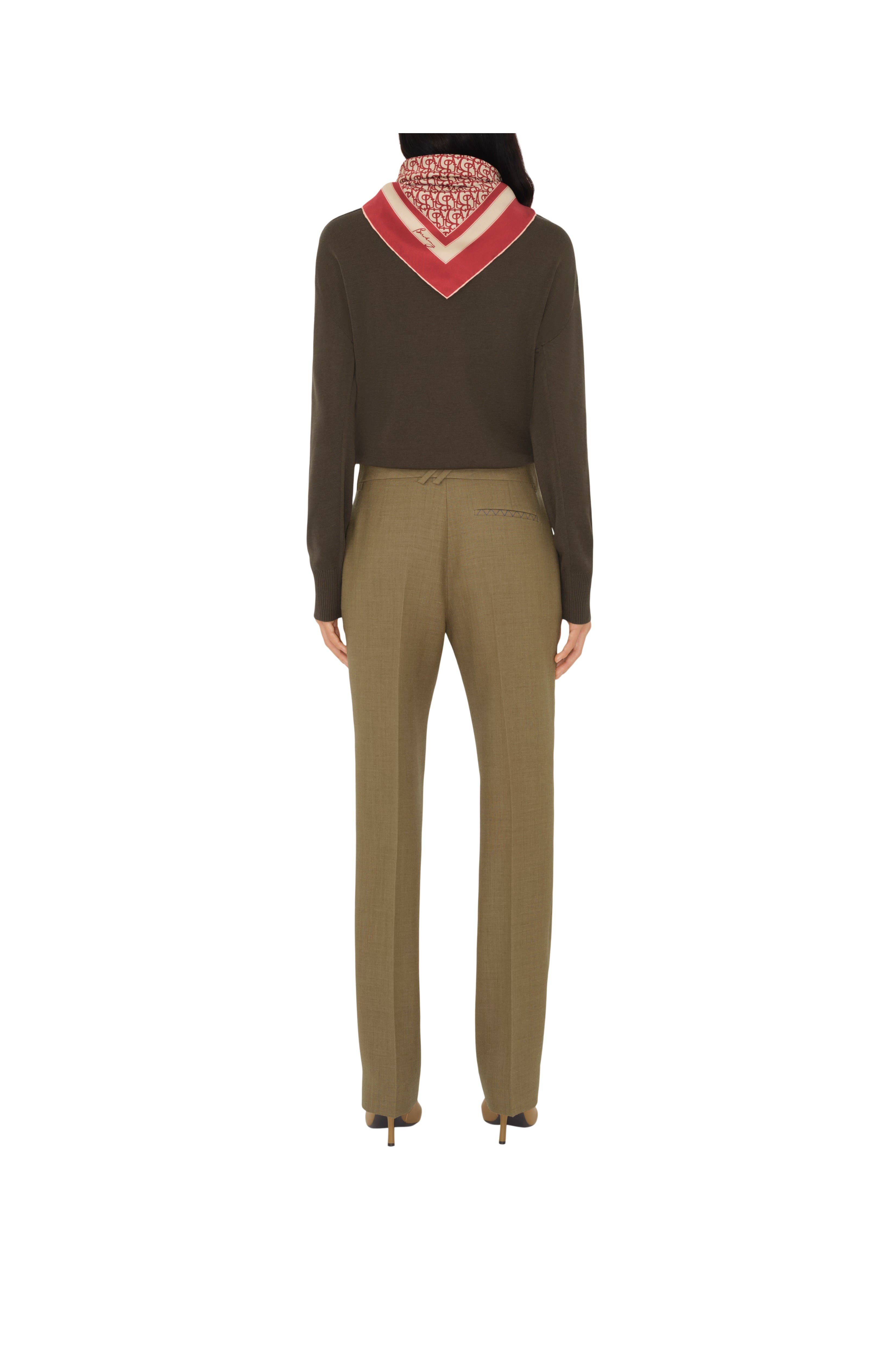 burberry B Charm Silk Scarf in Geranium at Nordstrom - 3