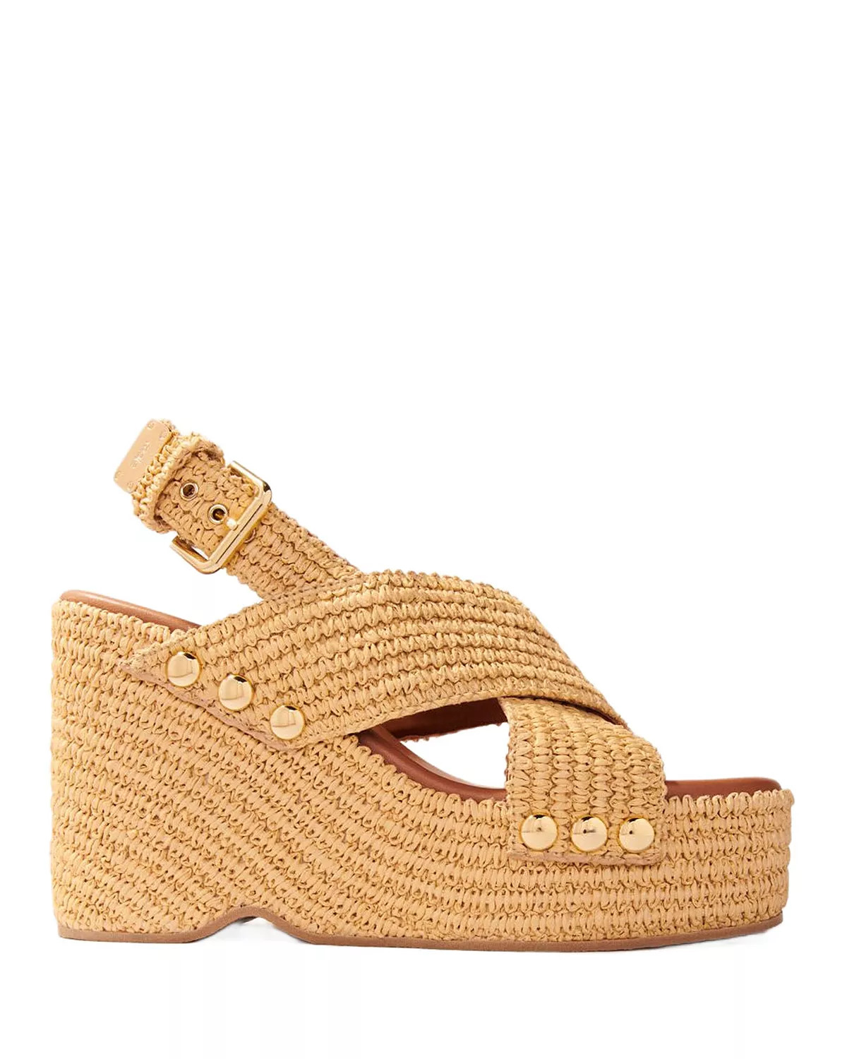 Women's Crisscross Platform Sandals - 1
