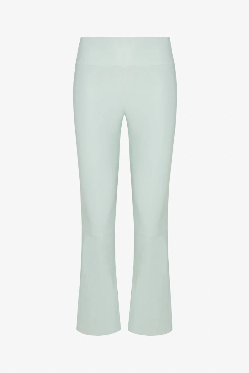 LEATHER ANKLE FLARE - 1