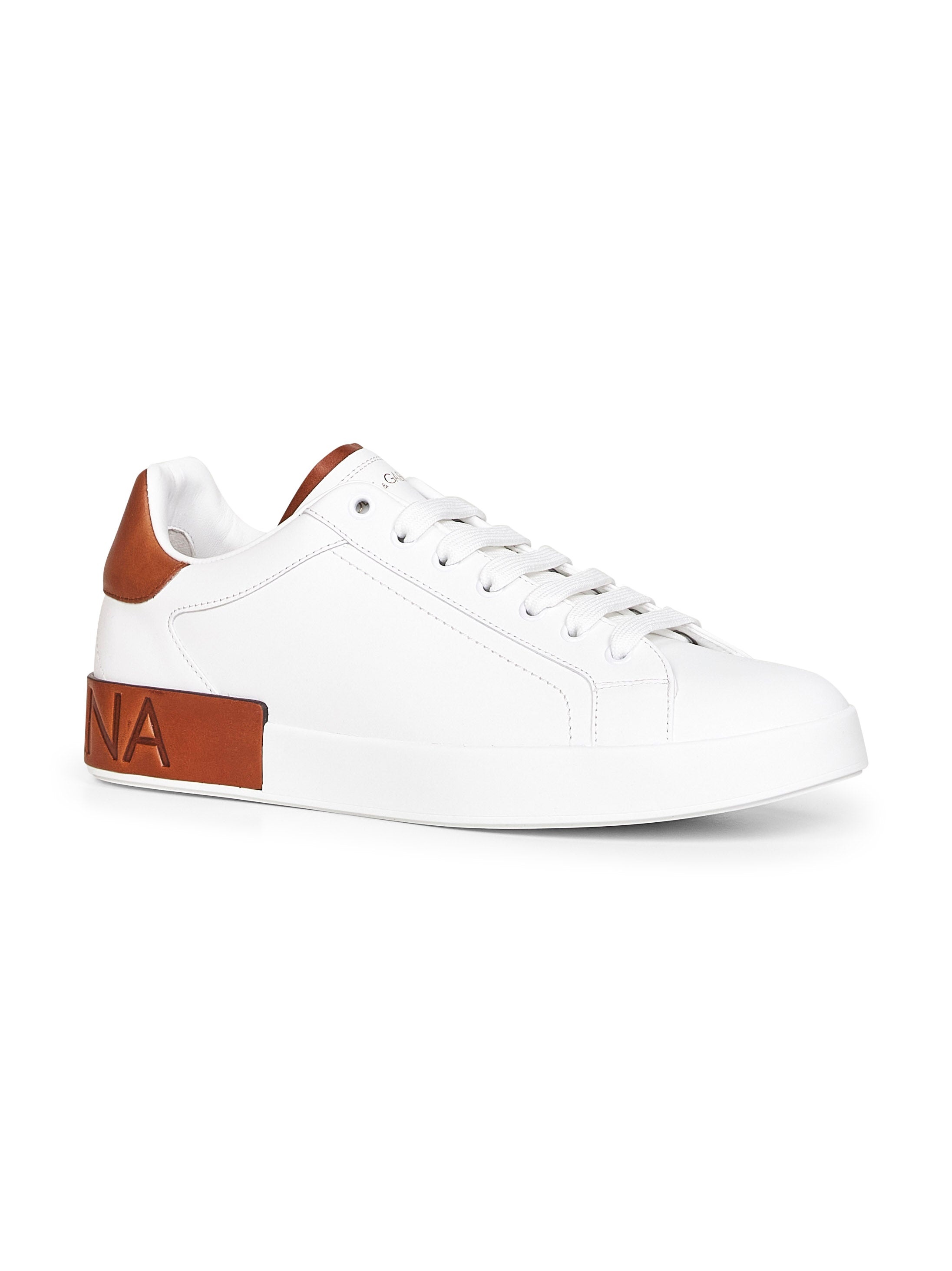 White calf leather Portofino sneakers - 2
