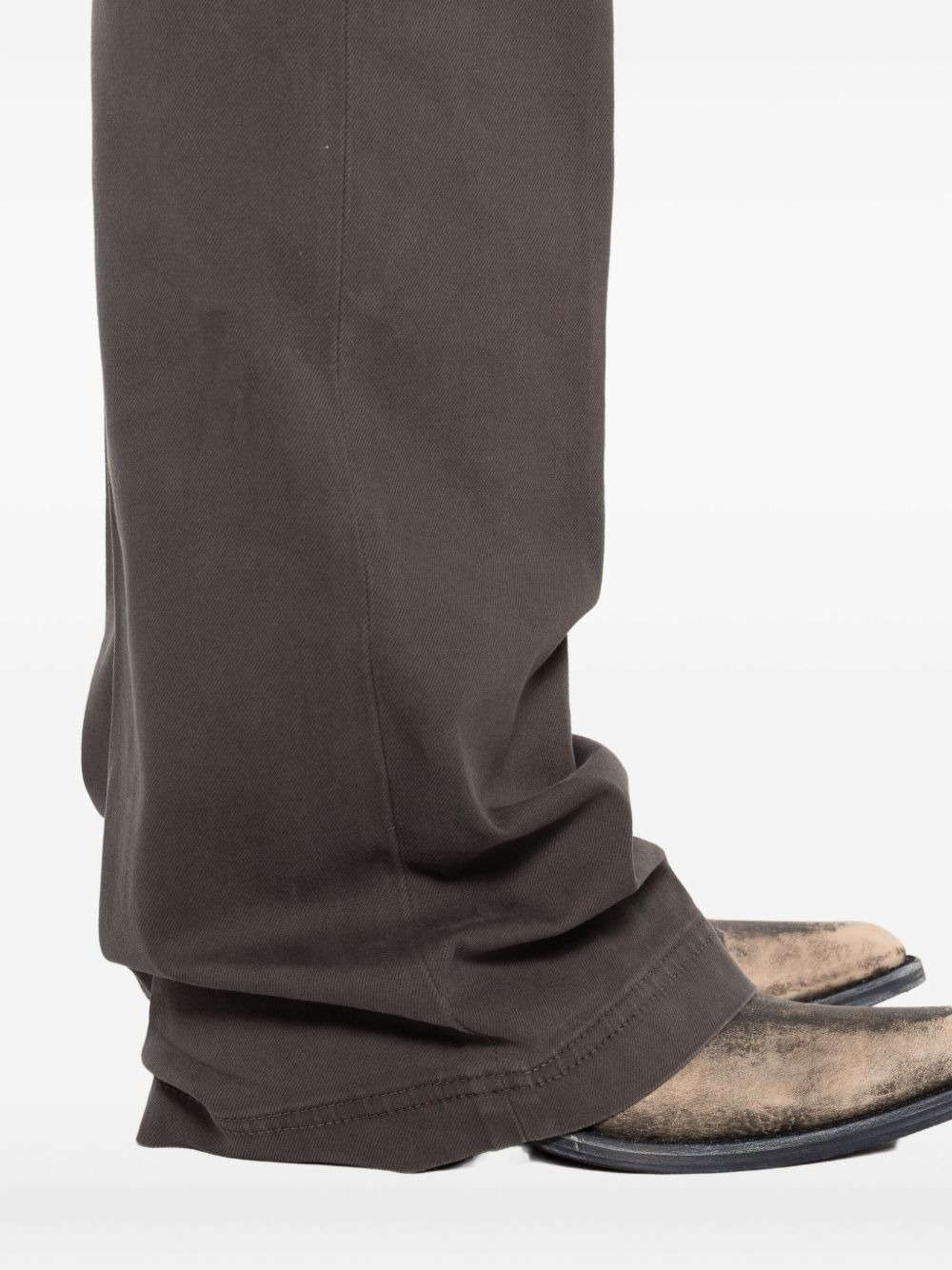 button-fly straight trousers - 5