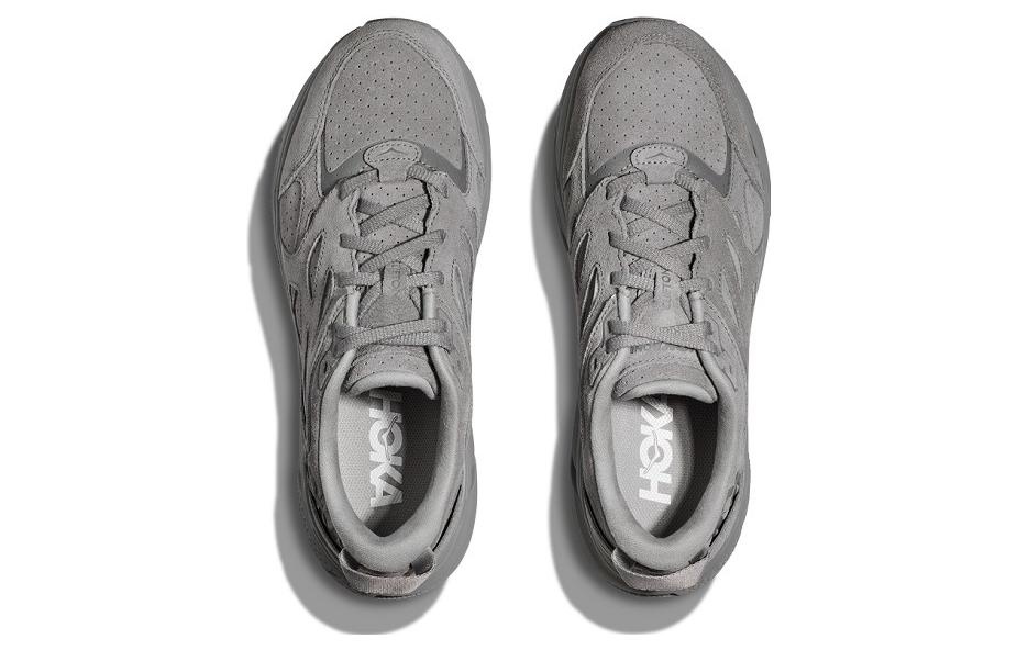 HOKA ONE ONE Clifton L Suede 'Limestone' 1122571-LLTN - 3