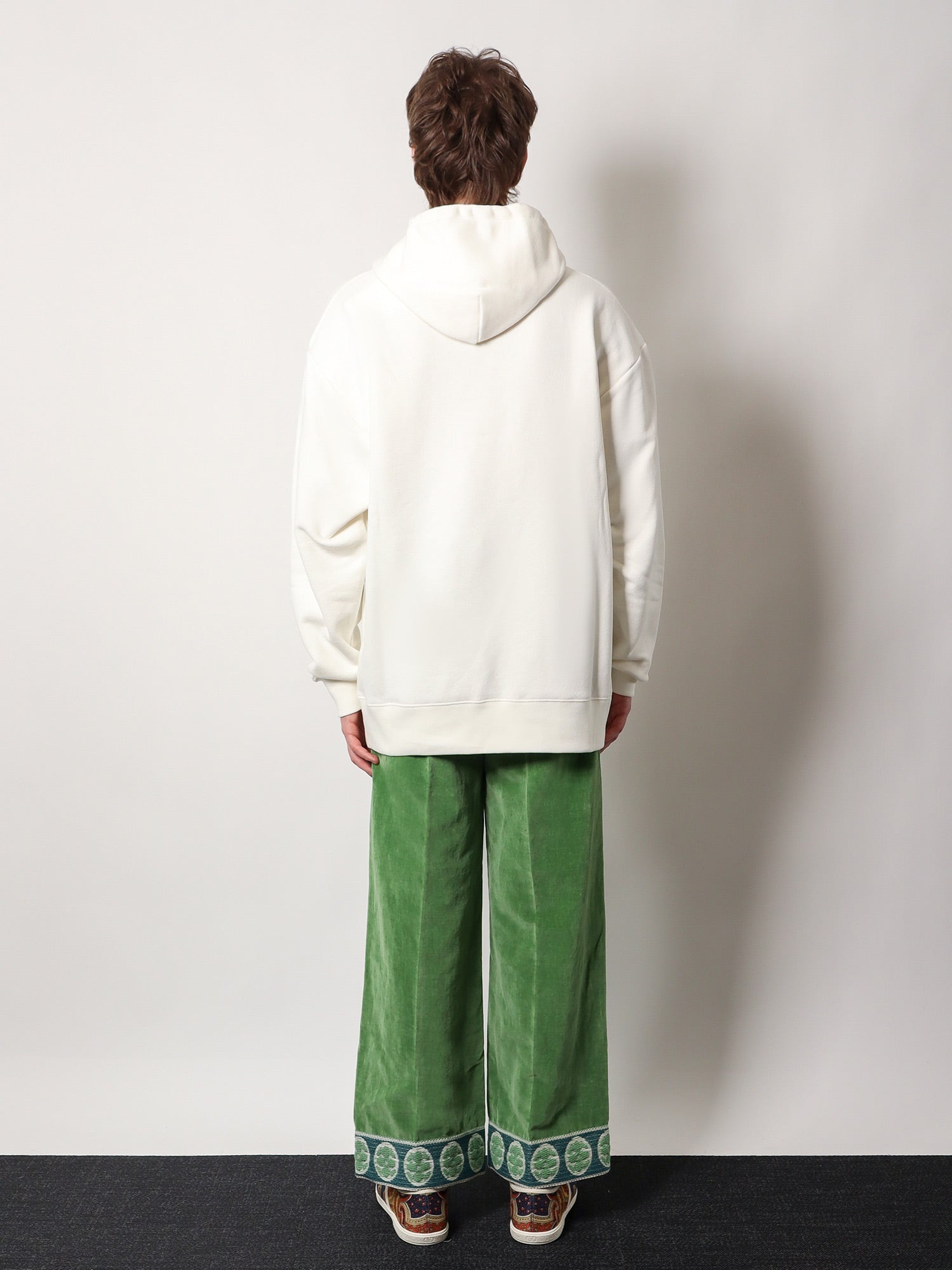 スウェット・トレーナー VALENTINO Cotton sweatshirt with chez valentino print Beige Valentino Valentino Cotton Sweatshirt With Chez Valentino