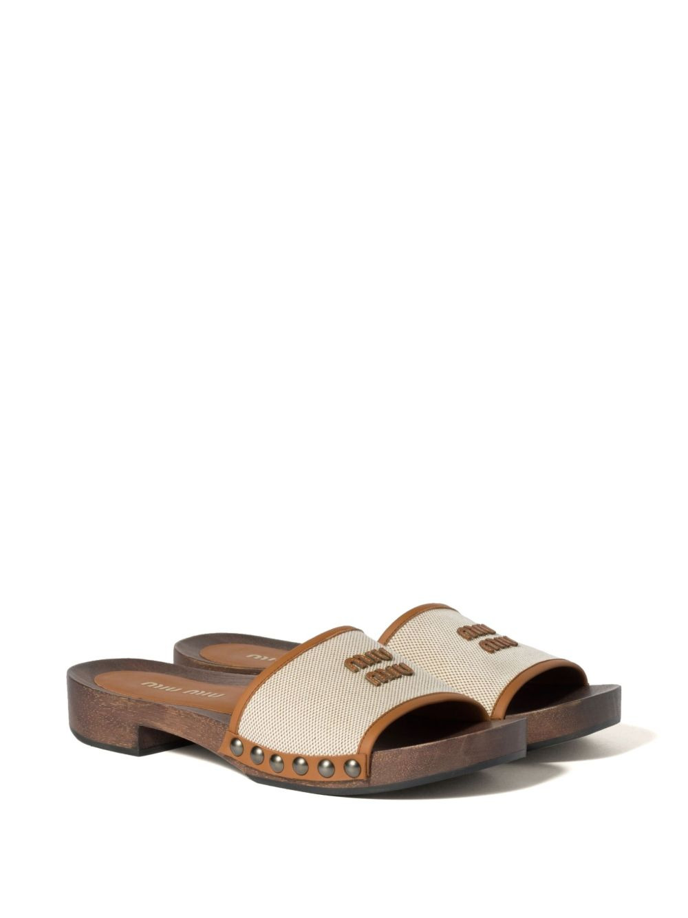 Miu Miu Women Logo Slides - 3