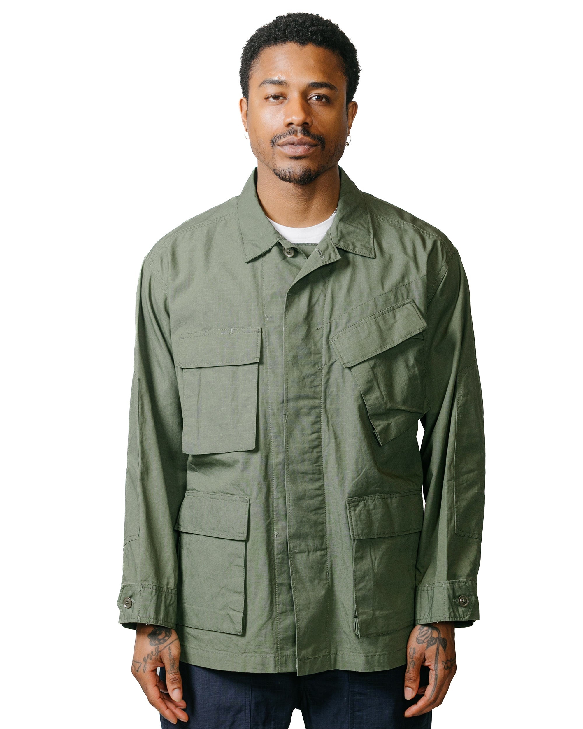 BDU Jacket Olive Cotton Ripstop - 2