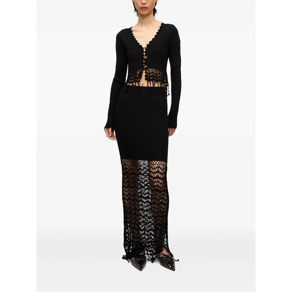 Ganni Black Skirts - Straight Skirts Women - 2