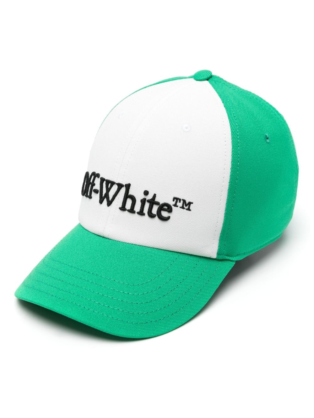 Drill embroidered-logo baseball cap - 1