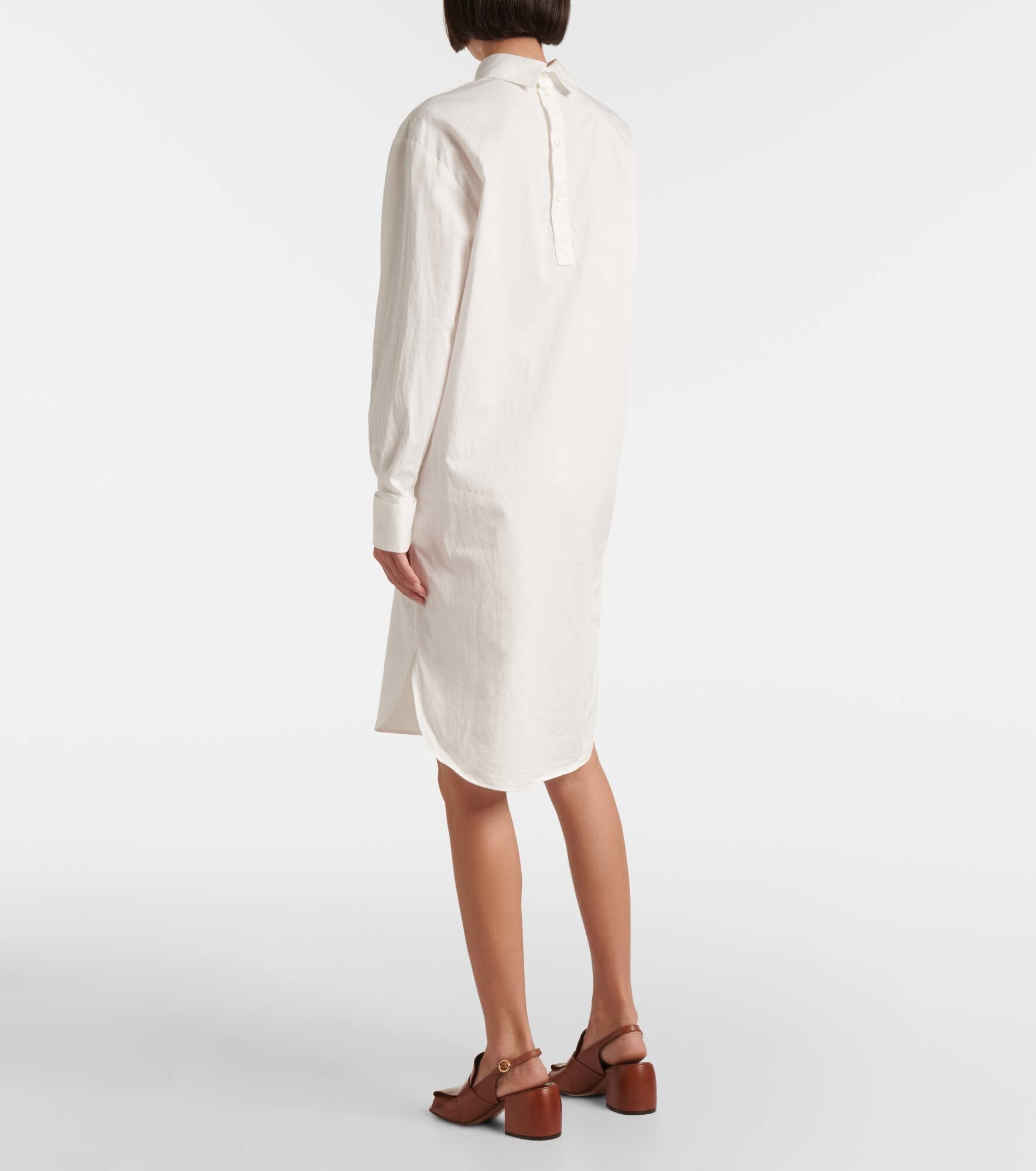 Cotton poplin minidress - 3