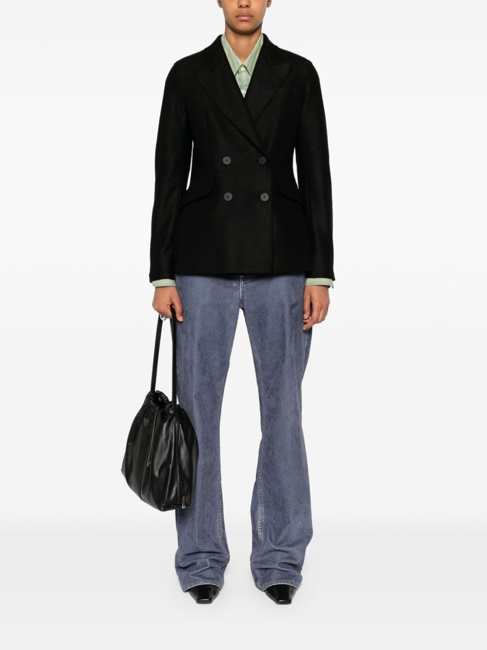 tailored wool blazer - 2