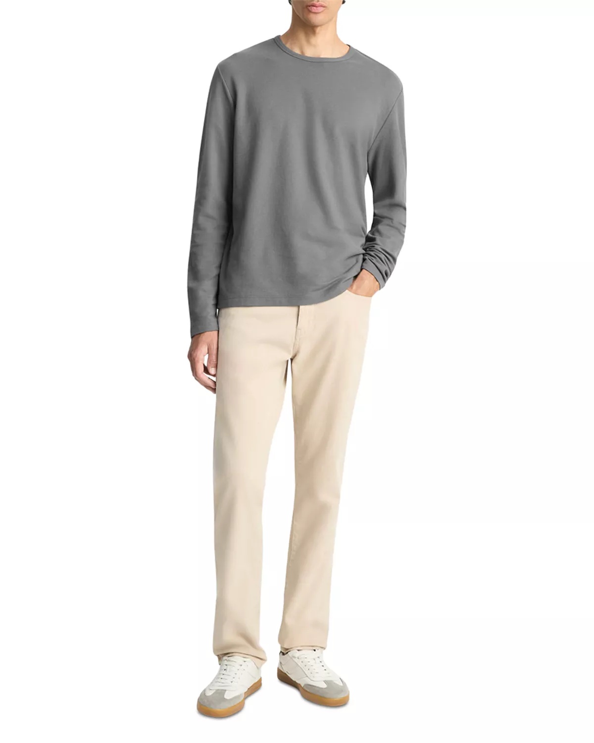 Pima Pique Long Sleeve Tee - 2