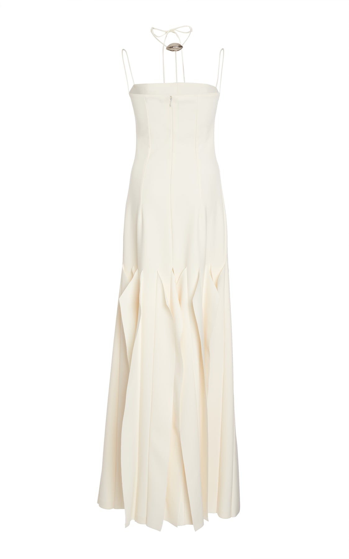 FULL LENGTH LIP CHOKER DRESS IVORY - 10