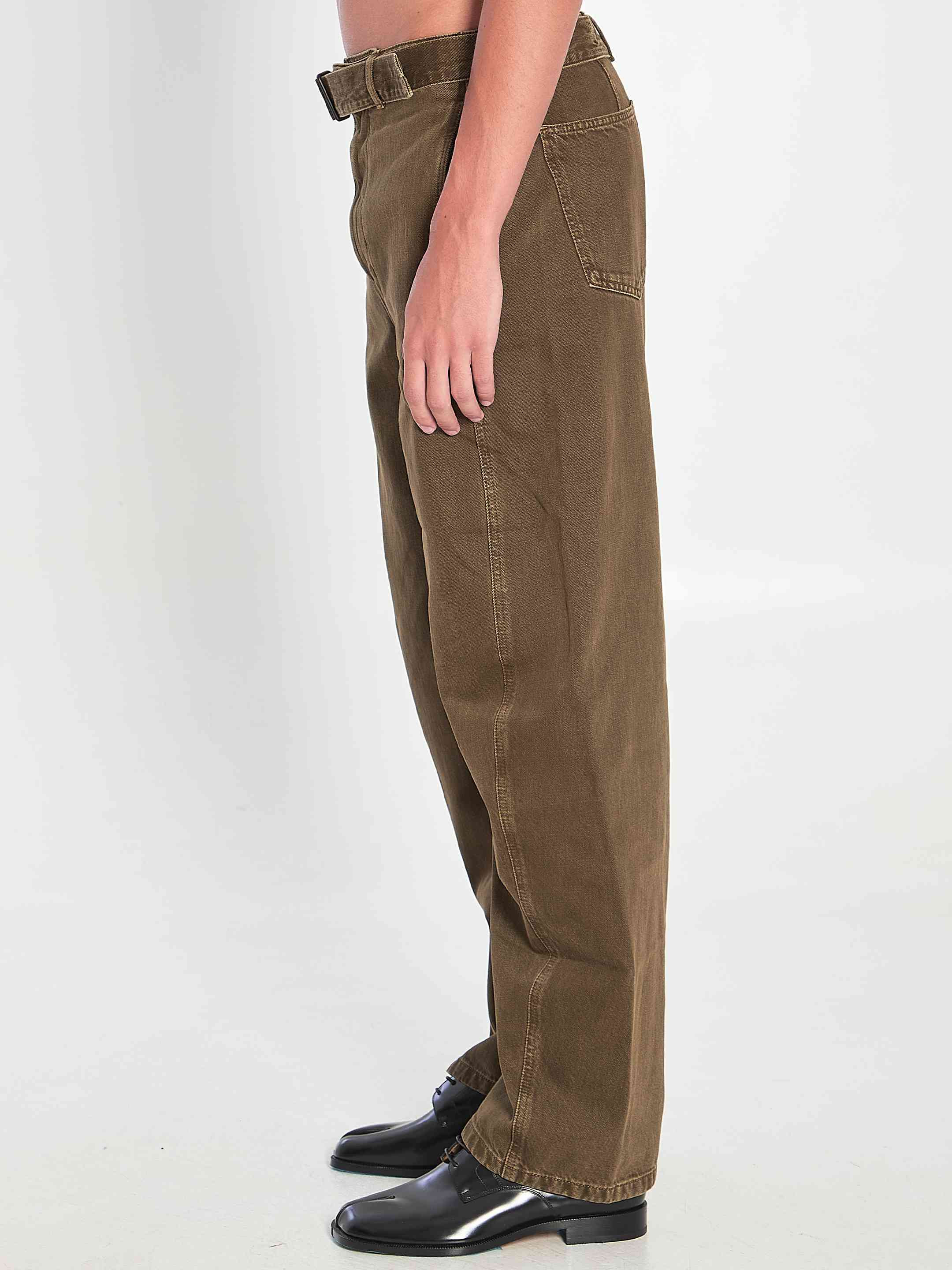 Lemaire Men Twisted Denim Trousers - 3
