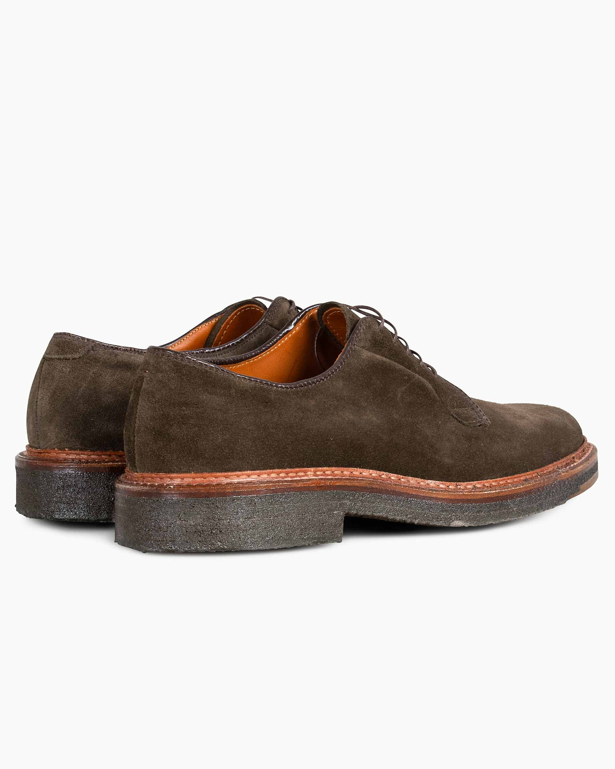 Plain Toe Blucher Loden Suede G2402 - 3