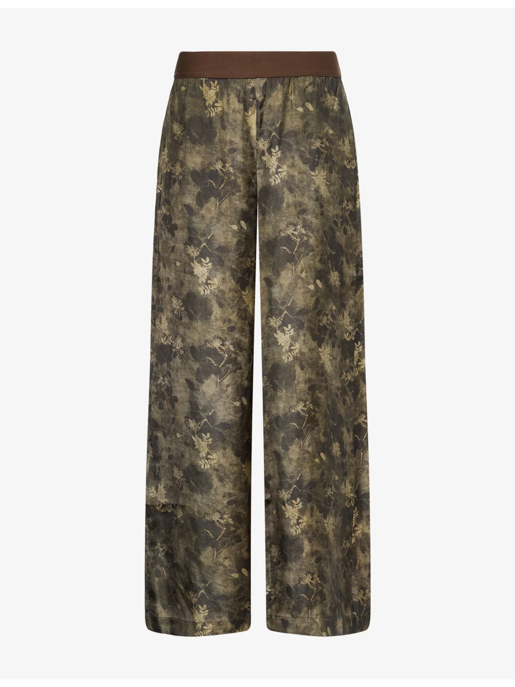 Pansy Wide-Leg Woven Trousers - 1