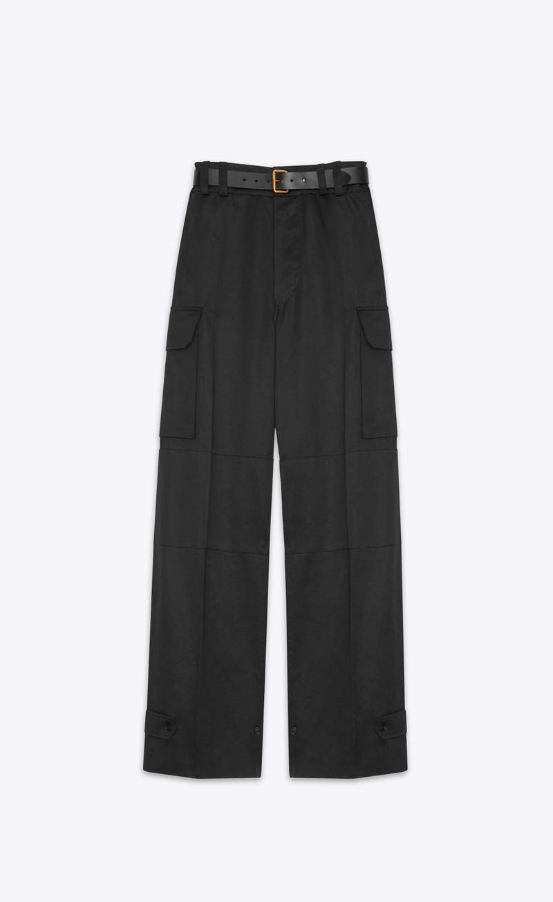 cassandre cargo pants in cotton gabardine - 1