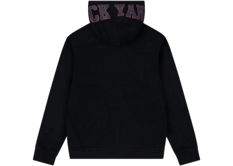 DENIM TEARS Denim Tears x New York Yankees Zip Hoodie Black outlook