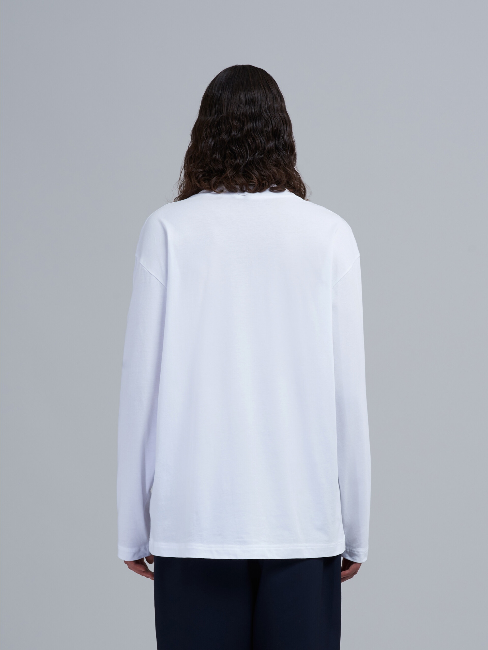 BIO JERSEY LOGO EMBROIDERY LONG SLEEVE T-SHIRT - 3