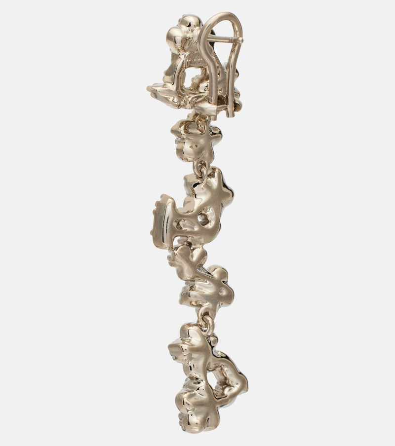 Crystal-embellished drop earrings 5