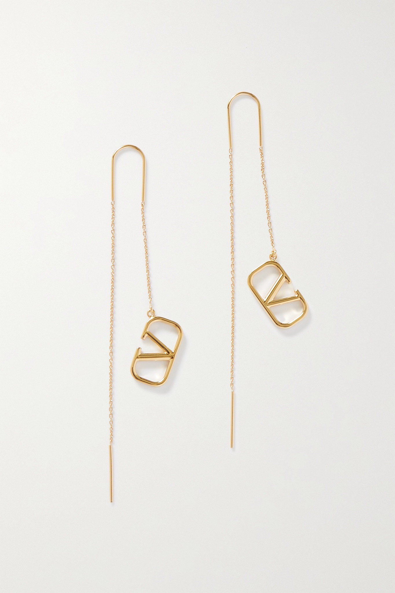 Valentino Garavani gold-tone earrings - 1