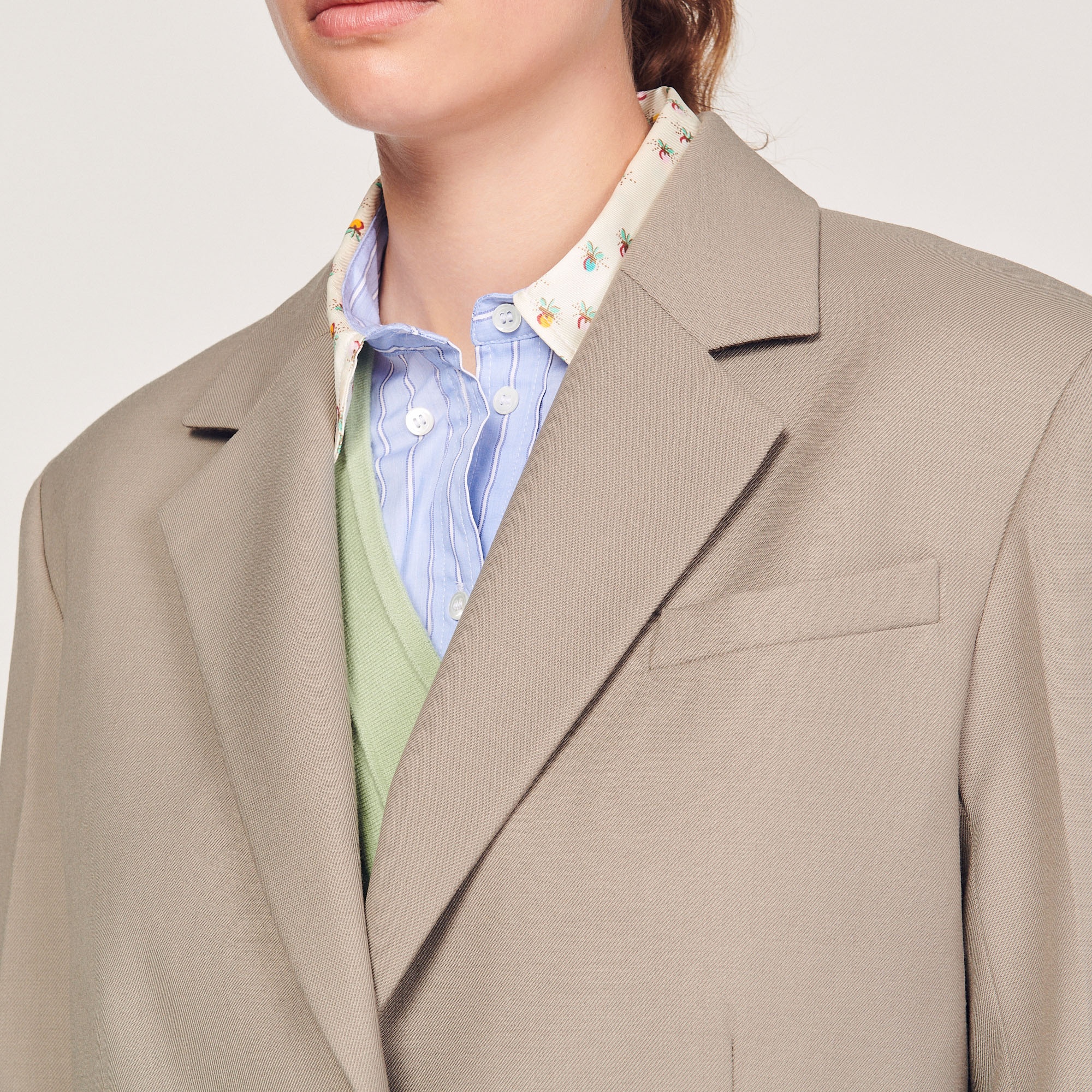 Tailored jacket with pockets - 4