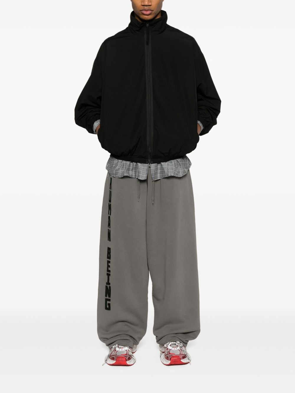 cotton track pants - 2