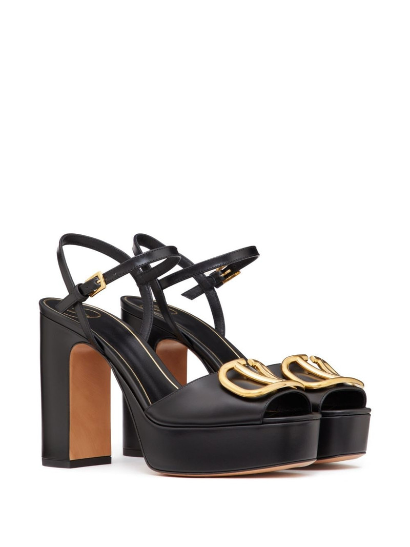 Valentino VLogo Signature 115mm platform sandals outlook