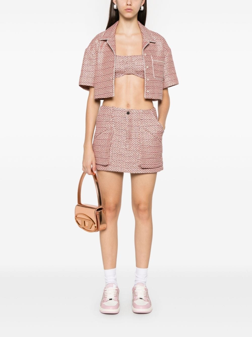 tweed bralette - 2