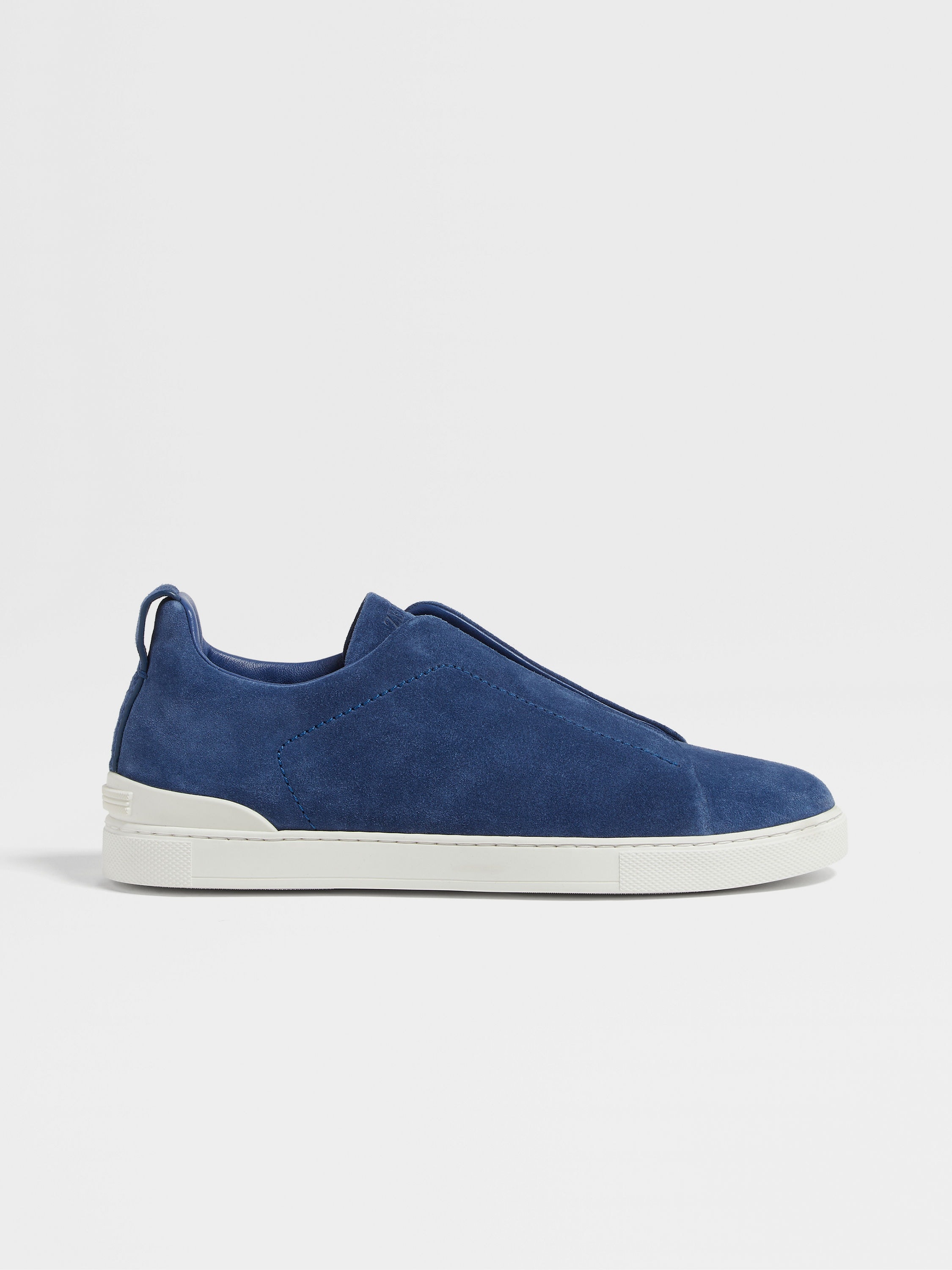 DARK AVIO BLUE SUEDE TRIPLE STITCH™ SNEAKERS - 4