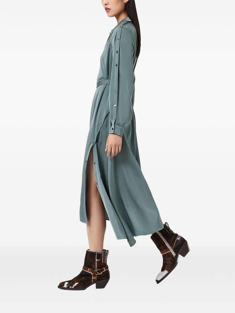 Lexi button belted shirt dress 3