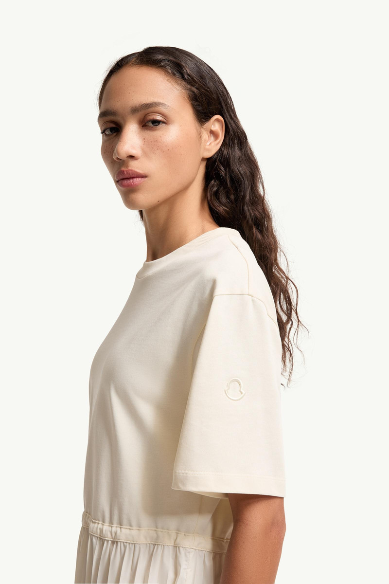 Pleated Cotton Midi Dress 3
